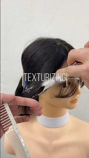Side-Swept Bangs Cut | Easy Face-Framing Technique 사이드뱅 앞머리 컷