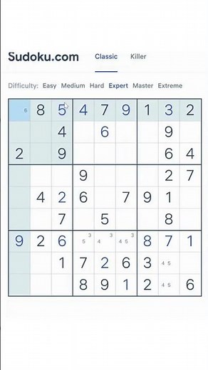 Sudoku Expert - sudoku.com - 20 avril 2025