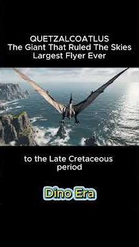 QUETZALCOATLUS: The Giant That Ruled the Skies | Largest Flyer Ever #dinosaurs #quetzalcoatlus #sky