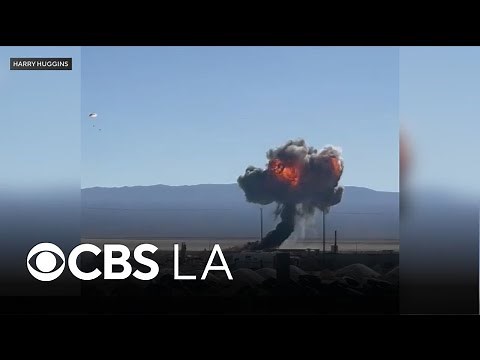 Air Force jet crashes in Southern California desert