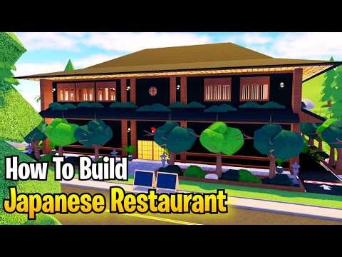 Restaurant Tycoon 3 ll Japanese Restaurant Design Idea (Tutorial) ll Roblox