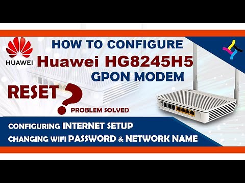 how to configure Huawei EchoLife HG8245H5 GPON modem, internet & WIFI configuration #Andmta_tube