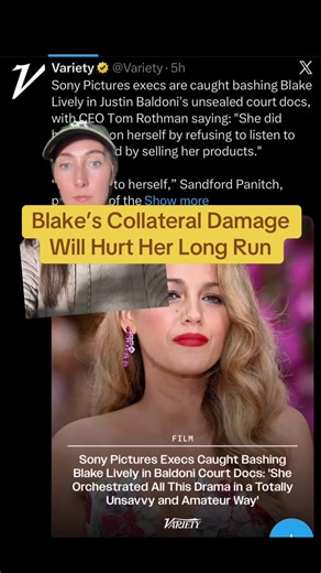 #blakelively has a lot of collateral damage including #sony and #wme execs - but ultimately someone will either take a risk on her or she will self finance her return with #ryanreynolds