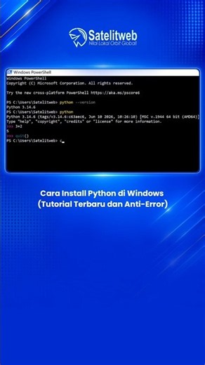 Cara Setup Python di Windows Tanpa Error