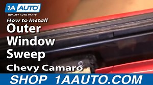 How to Replace Window Sweep 1982-92 Chevy Camaro