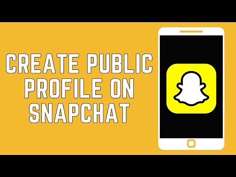 How To Create Public Profile On Snapchat | Snapchat Public Profile Settings (2024)
