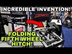 FOLDING FIFTH WHEEL RV HITCH that's Stows away! EXCLUSIVE! DEMCO