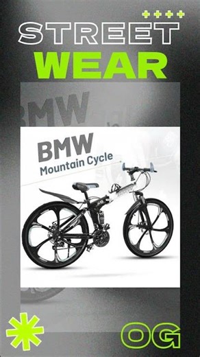 Skyride X6 Foldable Cycle With 21 Speed Gear, Dual Disc Brake, Carbon Frame Suspension Bicycle fo...