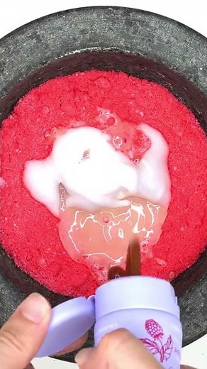 Extreme Red Face Mask ASMR #shorts