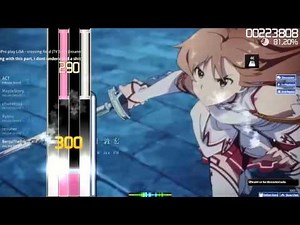 Osu!mania HD 60 FPS | LiSA Crossing field (Opening Sao)