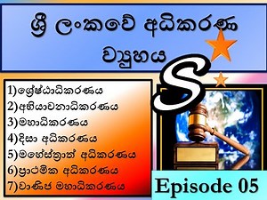 #IBSL LAW# ශ්‍රී ලංකාවේ අධිකරණ ව්‍යුහය#The Court Structure of Sri Lanka#-Online Law Class For Exam/