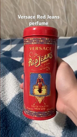 The classic Versace Red Jeans perfume 💗😩 smells good and long-lasting #perfume #versace