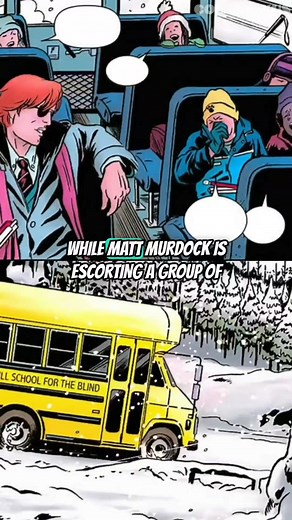 Daredevil Helps Out Blind Kids in a SNOWSTORM #shorts #comics #daredevil #marvel #marvelcomics #mcu | COMIC NEXUS