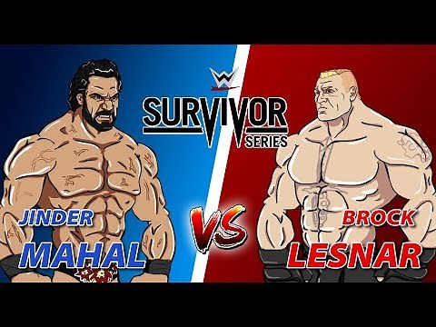 Brock Lesnar vs Jinder Mahal WWE Survivor Series 2017