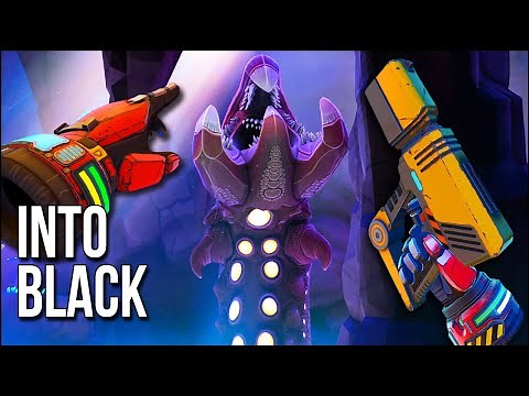 Into Black | Gather Resources, Blast Bugs, Try To Escape... All In The Dark