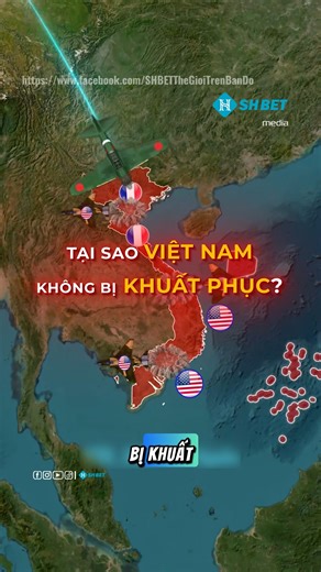 236K views · 1.1K reactions | Tại sao Việt Nam là Quốc Gia khó bị khuất phục nhất Thế Giới #map #viarlvideo #khamphathegioi #travel #america #bando #thegioi #tintuc #khampha #shorts #gocnhin #viarl #news #xuhuong | SHBET Thế Giới Trên Bản Đồ | Facebook