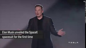 Elon Musk just unveiled the SpaceX spacesuit