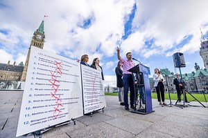 Retour sur le point de presse de ce matin devant le parlement à Ottawa. Cessons de comptabiliser les demandes infructueuses de la CAQ et assumons-nous. Proposons plutôt aux Québécois un projet emballant et ambitieux : l'indépendance du Québec ! | Paul St-Pierre Plamondon
