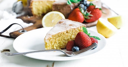 Homemade Lemon Polenta Cake Recipe