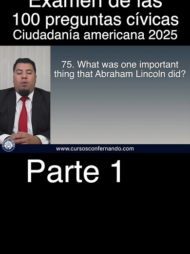 Examen de 100 preguntas cívicas para la ciudadanía