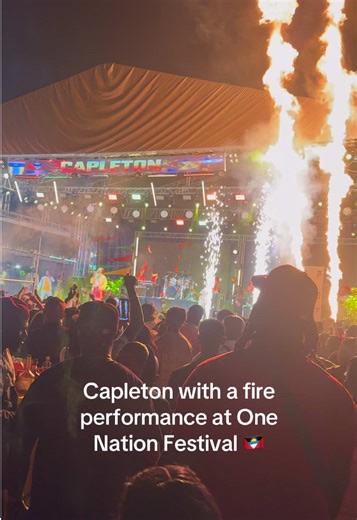 The Living Legend Capleton Came Out And Set The Stage On Fire #fyp