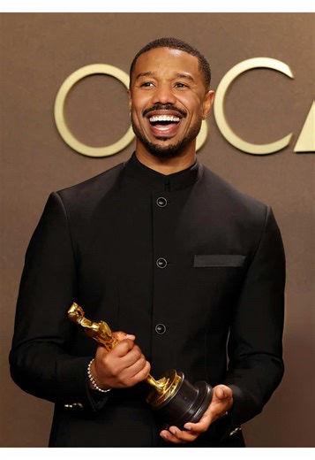 Michael B Jordan has reached the pinnacle of acting with his first Best Actor win #michaelbjordan #edit #viral #oscars #oscarspostcontest