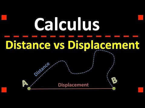 Distance vs Displacement ❖ Calculus 1