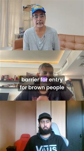 Barrier for entry for brown people is so much higher!