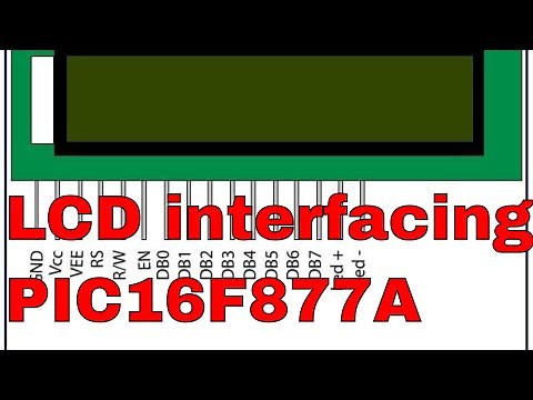 LCD INTERFACING WITH PIC MICROCONTROLLER