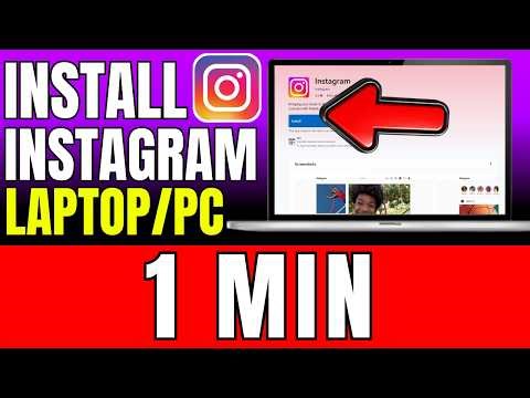 How To Install Instagram On Laptop & PC 2026 (Fast And Easy)