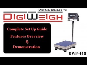 Digi Weigh DWP-440 Set Up Guide & Features Overview