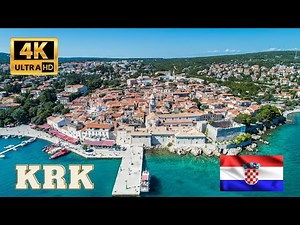 🇭🇷 Krk, Croatia - 4K - Virtual Walking Tour - Top Attractions - Krk Island