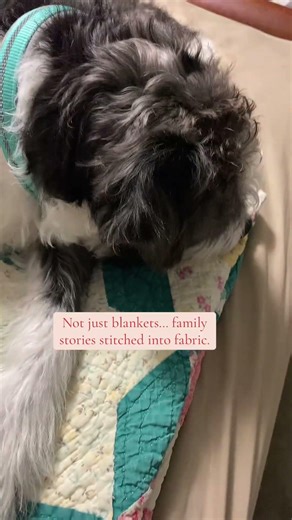 Family quilts are more than fabric… they’re memories sewn into every stitch 🤍🧵