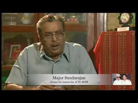 #MGR 100 - Major Sunderajan shares his memories with Dr.MGR