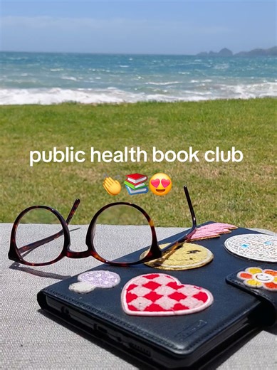 I can think of worse spots 🥹 We're reading Pathologies of Power by Paul Farmer for January! @Kelsey, MPH // Writer #publichealth #bookclub #summerreading #newzealand #publichealthmatters
