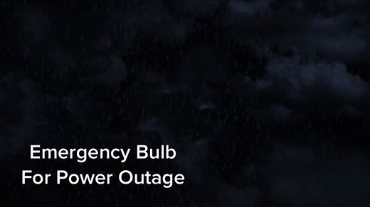 Introducing the Rechargeable Emergency Bulb - A Must-Have During Power Outages