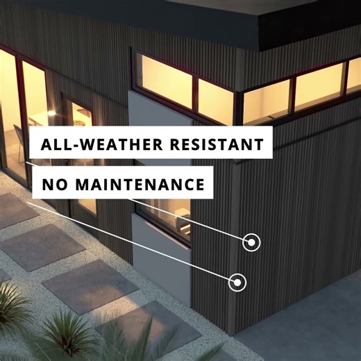 Exterior Slat Panel System Composite Siding