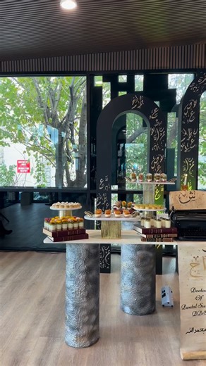 𝙱𝚊𝚔𝚎𝚍 𝚋𝚢 𝙰𝚖𝚘𝚘𝚛𝚎 on Instagram: "A beautifully styled dessert table, thoughtfully arranged with elegance and attention to detail. Every sweet is perfectly placed to create a harmonious, eye-catching display that’s as delightful to look at as it is to taste."