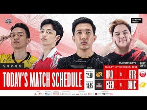 🔴 LIVE | MPL ID S12 | Playoffs Day 3 | English