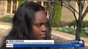ICYMI: Rebecca Jeffrey was just on live during Arkansas Today from the Little Rock Central High School walkout. | KARK 4 News