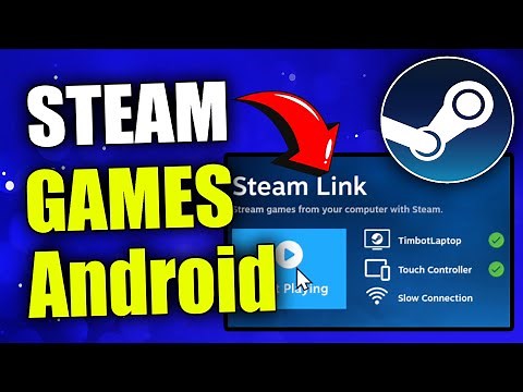 How to Play STEAM GAMES on Android Phone with STEAM LINK Remote Play (Best Method)