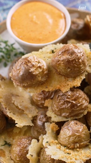 634K views · 2.7K reactions | We love a Parmesan-Crusted Potato moment ✨ Get the recipe: https://foodtv.com/3UwcjVG | Food Network | Facebook