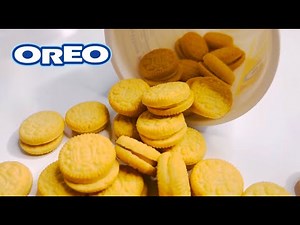 NEW 101 Snack Opening Yummy Golden Oreo Mini Vanilla Cookies Go Paks