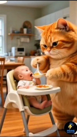 🐾🥰 Brave Cat Saves Baby & Returns to Mom – Emotional Rescue Story💔🥀❤️