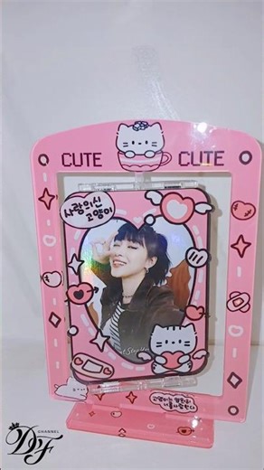 unboxing photocard holder stand acrylic cute😻 15ribuan