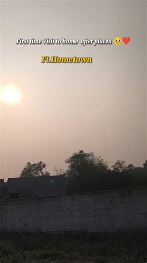 HP 🧡🤌 on Instagram: "After placed in other city , first visit to home is unique 🥹❤️🌅 #home #city #job #family #father #mother #visit (Home. Visit , Family , Ooru )"