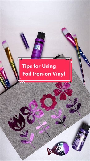Creative Ways to Use Foil Iron-On Vinyl with Cricut