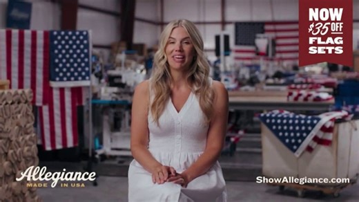 Allegiance Flag Supply TV Spot, 'We Believe: $35 Off'