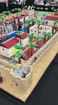 LEGO Roman Fortress with 50,000 Pieces by Robert Rodriguez at World War Brick 2025 #lego