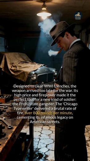 From a WWI trench broom to a gangsters favorite, the Tommy Gun had an infamous journey. #history #historyfacts #didyouknow | Ancient Historic Wonders